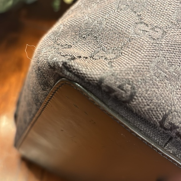 Gucci Black Canvas Tote Bag - Picture 7 of 13